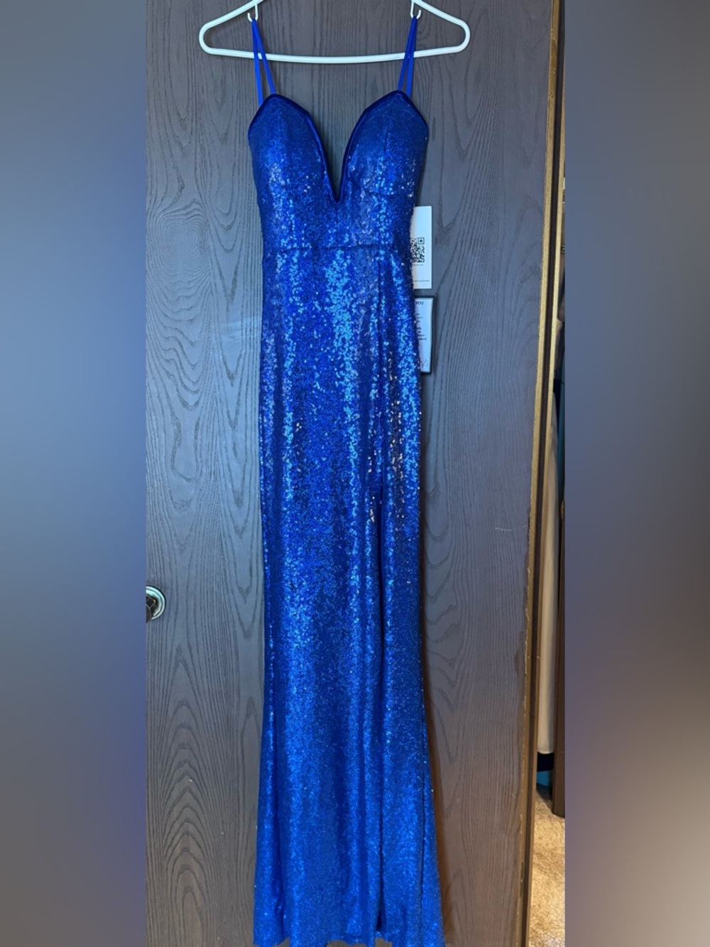 Emerald Sundae Royal Blue Sequin Dress